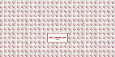 simple shining ray shape pattern vector