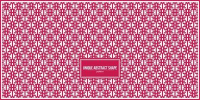 abstract pattern with dominant red vector