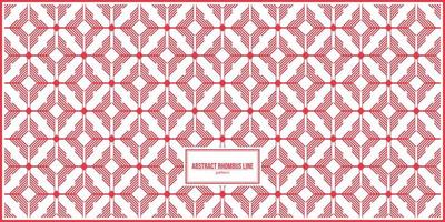 modern abstract rhombus line pattern vector
