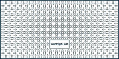 unique ornaments of rectangle shape pattern vector