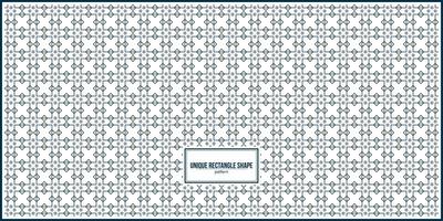 unique ornaments of rectangle shape pattern vector