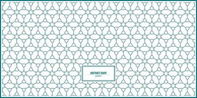 abstract circle and line shape pattern vector