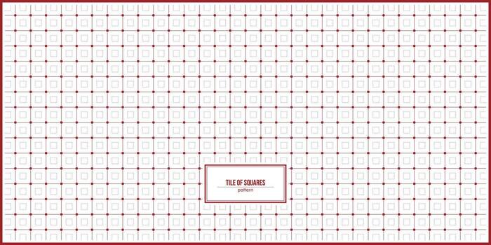 mosaico múltiple de patrón de forma cuadrada marrón vector