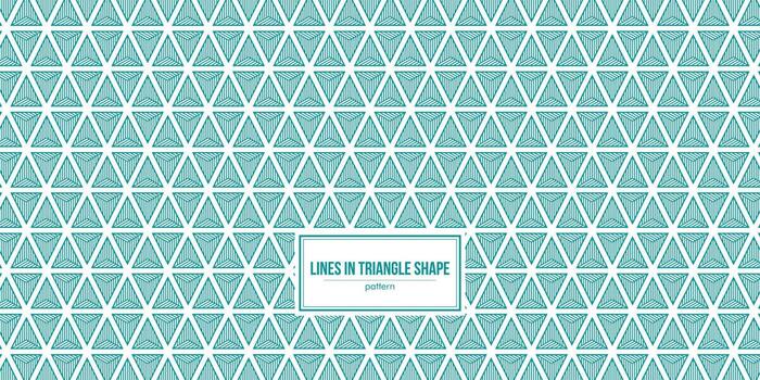 Unique multiple lines with triangle shape pattern vector