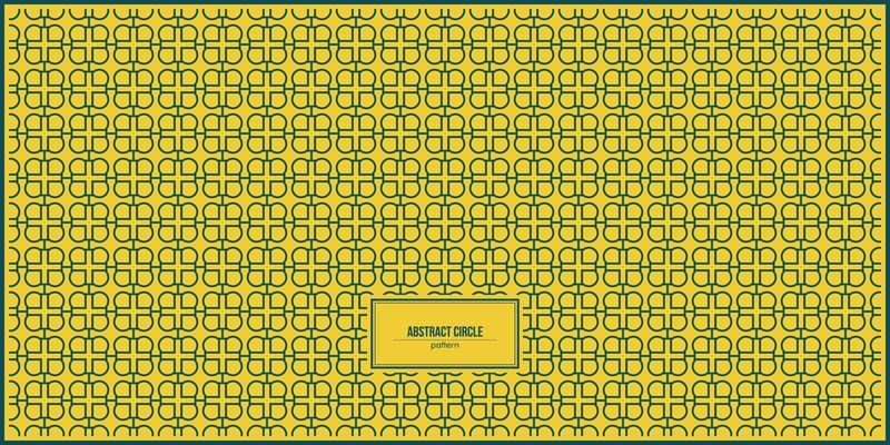 abstract circle pattern with bright yellow background