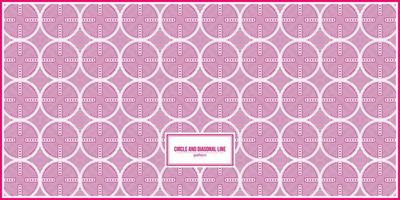 pink circle pattern with many diagonal lines vector