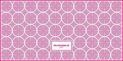 pink circle pattern with many diagonal lines vector