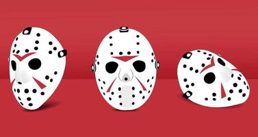 Friday The 13th Mask Illustration vector