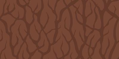 ABSTRACT VECTOR SEAMLESS LIGHT BROWN BANNER WITH BROWN THICKETS OF TREE BRANCHES