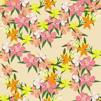 Abstract elegance pattern with floral background. Fabric pattern concept, wallpaper, wrapping, paper, bed sheet vector