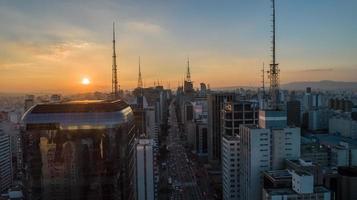 vista aerea de la ciudad de passos foto