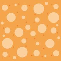 Orange Circles Seamless Pattern vector