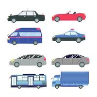 Vehicle Vector Illustration Elements