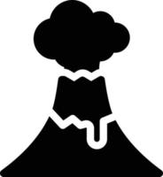 ilustración de vector de volcán en un fondo. símbolos de calidad premium. iconos vectoriales para concepto y diseño gráfico.