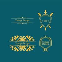 vintage design for label product vector