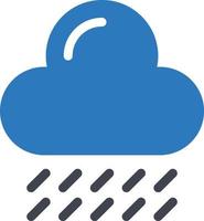 ilustración de vector de lluvia de nubes en un fondo. símbolos de calidad premium. iconos vectoriales para concepto y diseño gráfico.