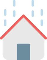 house raining vector illustration on a background.Premium quality symbols.vector icons for concept and graphic design.