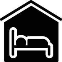 ilustración de vector de hotel en un fondo. símbolos de calidad premium. iconos vectoriales para concepto y diseño gráfico.