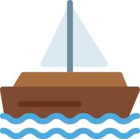 ilustración de vector de barco en un fondo. símbolos de calidad premium. iconos vectoriales para concepto y diseño gráfico.