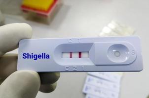 Rapid test cassette for Shigella infection to diagnose shigellosis photo