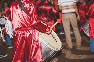 Minas Gerais, Brazil,  DEC 2019 - Traditional dance performance called Festa do Congo