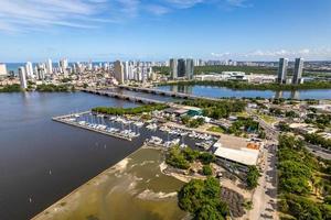 vista aérea de recife, capital de pernambuco, brasil. foto