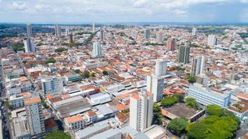 Aerial view of Franca city photo