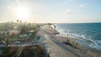 Cumbuco, Ceara, Brazil, SEP 2019 - Sunny day in Cumbuco beach photo