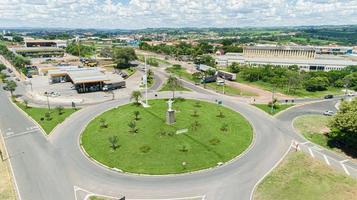 Aerial view of the Mococa city photo