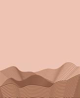 Abstract mountain contemporary aesthetic backgrounds landscapes. with mountain, forest, sea, skyline, wave. vector illustrations