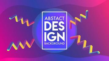 Abstract Blend Background Design Template vector