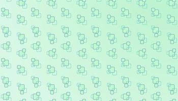 Vector Green Rectangle geometric pattern