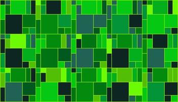 Vector background abstract pattern tiles box green