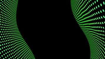 Abstract colorful digital dot wave and lights background ,Animation digital data cyber or technology background concept, Animation of seamless loop. video