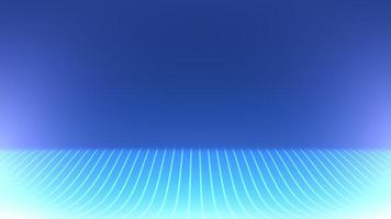 abstrakte blaue meer- oder ozeanwasseroberfläche mit kurvenlinie als komponente. Vorderansicht von Meereswellen. Video animierter Hintergrund.