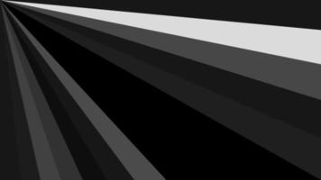 Animation of black and white diagonal lines with light effect blinking, abstract background video