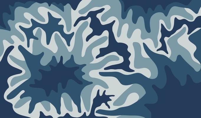 abstract camouflage blue sea pattern soldier wide background