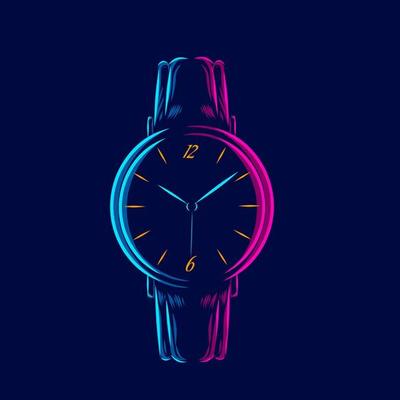 Hand watch logo shop