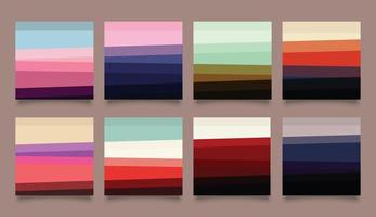 set collection abstract background vector