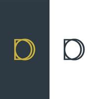 Abstract Letter Initial Vector Logo Design Template