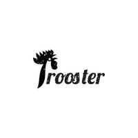 Rooster silhouette vector,poultry chickens roosters vector