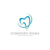 Dental Clinic Logo Tooth abstract design vector template Linear style. Dentist stomatology medical doctor Logotype concept icon.