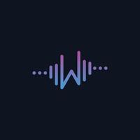 Sound Wave Logo Design Vector Stock. Pulse music player Audio colorful wave logo Design Template. equalizer Logo element .Audio Technology Logo Icon