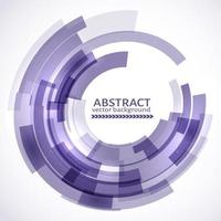 Ultra violet technology abstract circle background. Easy to edit design template for your projects. Vector illustration.