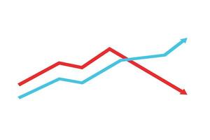 Profit and Loss report. Illustration of infographic business, graph and diagram planning vector