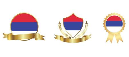 Republika Srpska flag icon . web icon set . icons collection flat. Simple vector illustration.