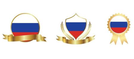 Russia flag icon . web icon set . icons collection flat. Simple vector illustration.