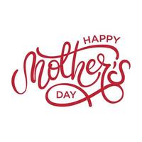 Happy Mother's Day Calligraphy Background vector