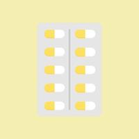 envases para analgésicos, antibióticos, vitaminas y tabletas de aspirina. conjunto de iconos realistas de ampollas blancas con cápsulas. ilustraciones vectoriales de paquete aislado en el fondo vector