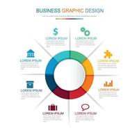 ilustración de elemento de diseño de vector plano infográfico para banner web o presentación utilizada